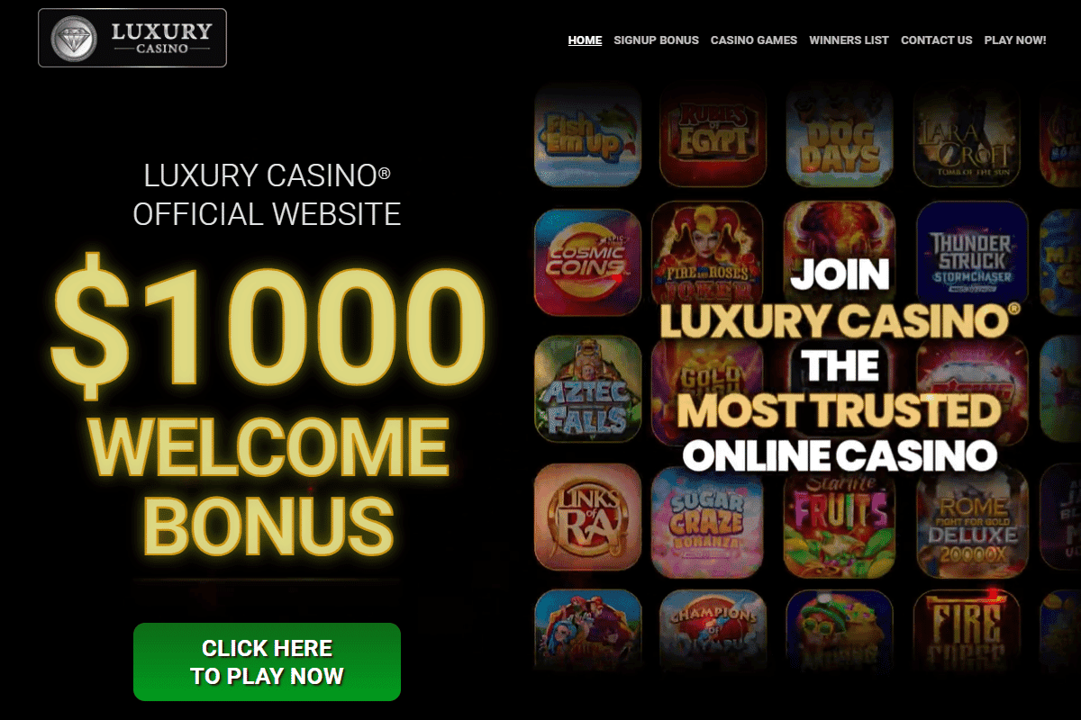 Luxury Casino $1 deposit