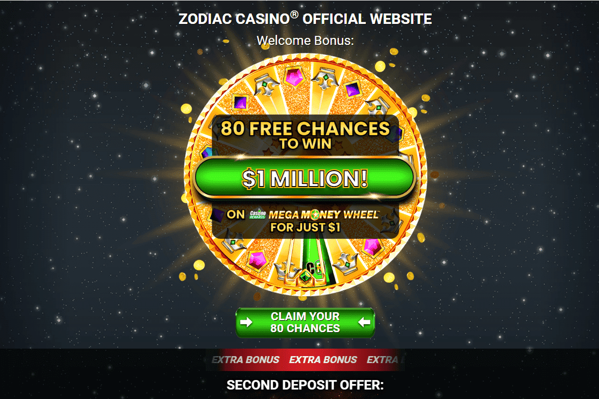 zodiac casino 1 deposit offer